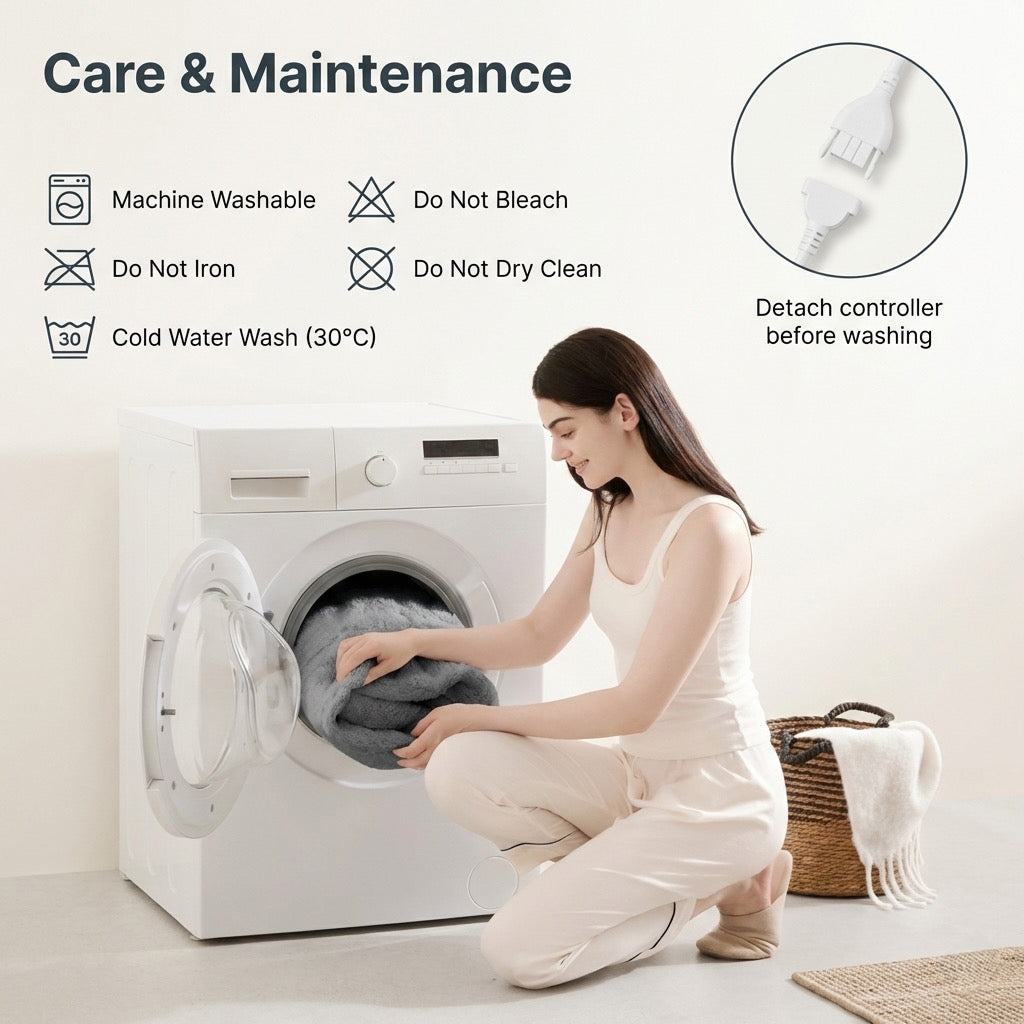 WEARABLE HEATED ELECTRIC BLANKET