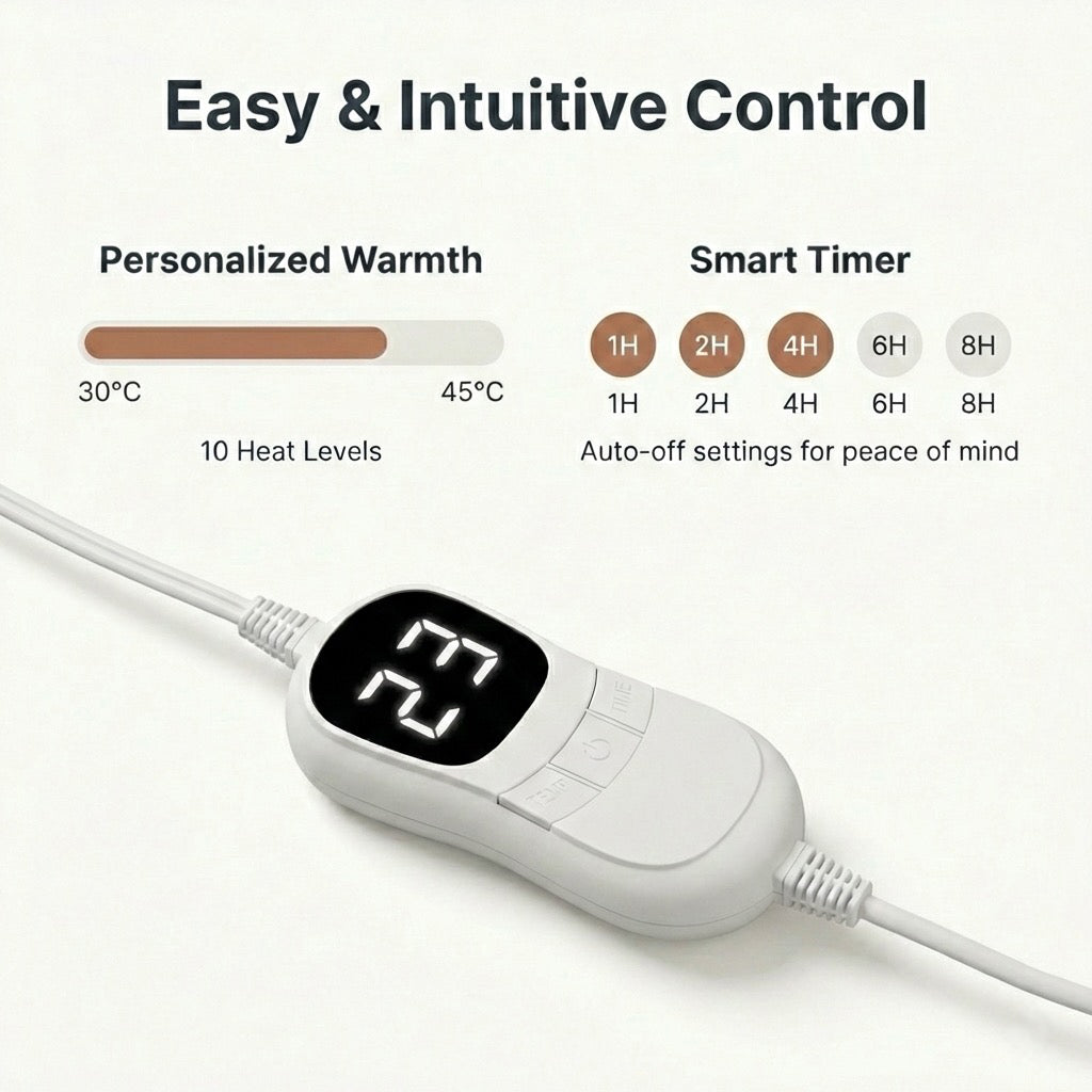 WEARABLE HEATED ELECTRIC BLANKET