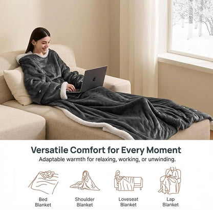 WEARABLE HEATED ELECTRIC BLANKET